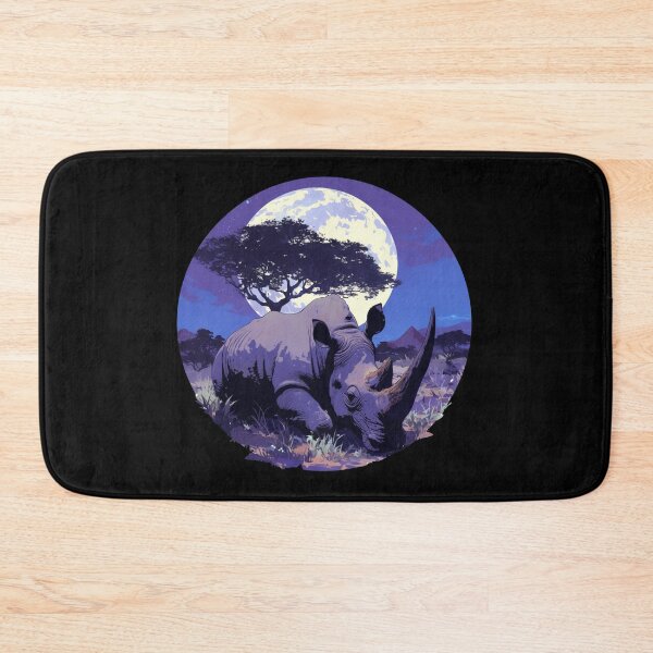 Item preview, Black Rhino // endangered animals // black rhinoceros // Africa  designed and sold by SMARTKIT  DESIGNAGENCY.