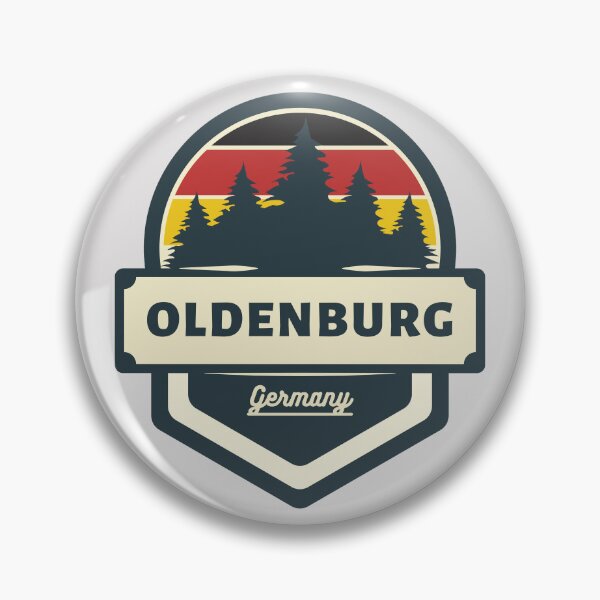 Item preview, Oldenburg Germany Retro Vintage Badge designed and sold by World Designs.