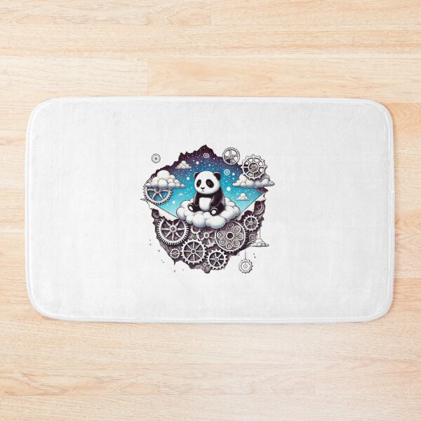 Item preview, Panda in Dreamy Gearland designed and sold by MaximumCutewaii.
