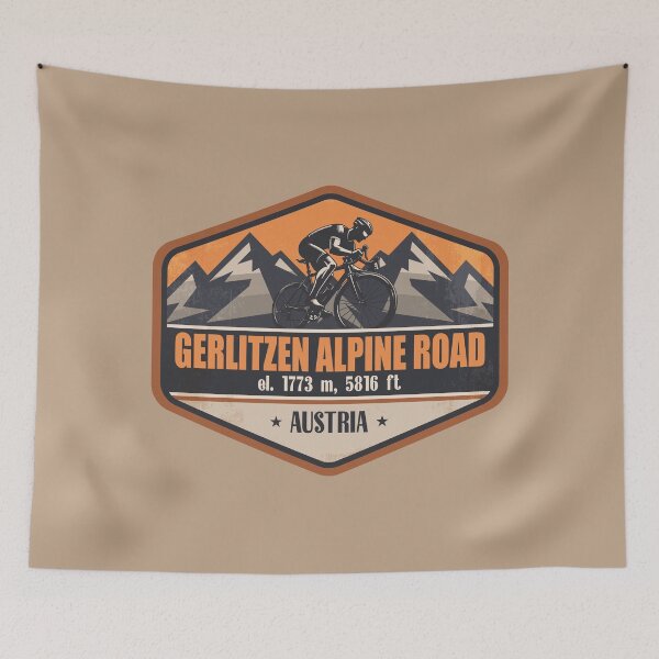Artikelvorschau, Gerlitzen Alpenstraße Österreich Radfahren Berg Design entworfen und verkauft von CynthiaGraphics.