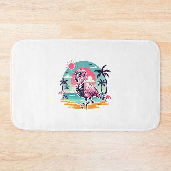 Item preview, Flamingo's Beachside Getaway designed and sold by MaximumCutewaii.