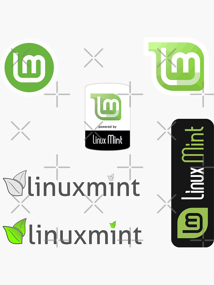 Thumbnail 3 of 3, Sticker, linux mint sticker set designed and sold by yourgeekside.