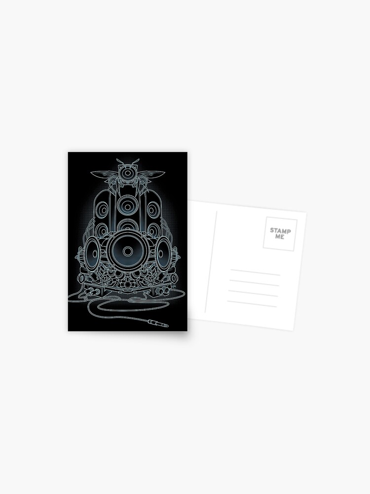 Thumbnail 1 of 2, Postcard, AudioHIve - Electric designed and sold by Resisto.