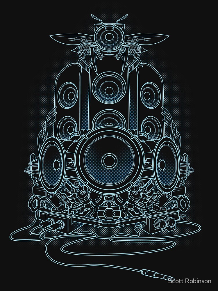 Thumbnail 5 of 5, Long Sleeve T-Shirt, AudioHIve - Electric designed and sold by Resisto.