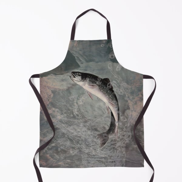 Item preview, Salmon Fish Aquatic Ocean River Digital Art designed and sold by SoulscapeStudio.