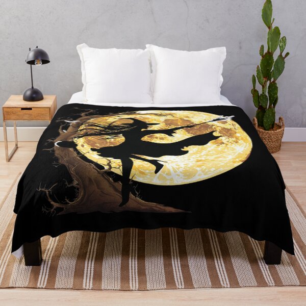 Item preview, Witch on a broom. Moon. designed and sold by MagelliShop.