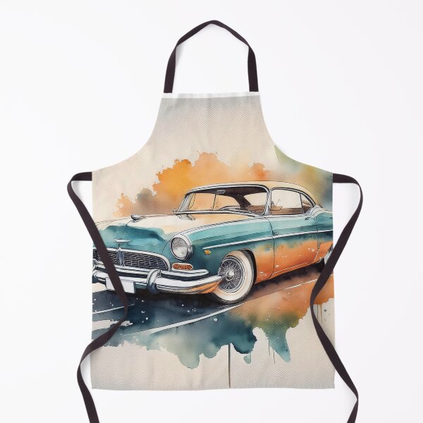 Item preview, Classic Car Watercolour Style Illustration designed and sold by RaiyaTees.