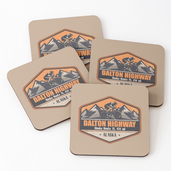Item preview, Dalton Highway Alaska Cycling Mountain Design designed and sold by CynthiaGraphics.