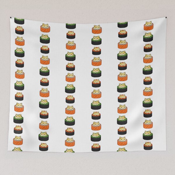 Item preview, Hamster Sushi Roll designed and sold by ReeReeDesigns.