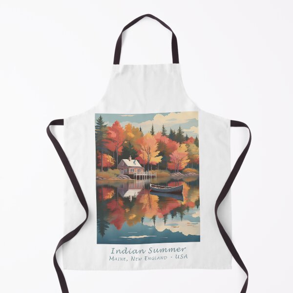 Item preview, Indian Summer - Retro Vintage Travel Poster for Nature Lovers designed and sold by pod24.
