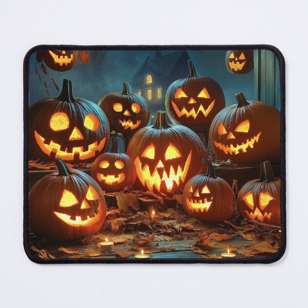 Item preview, Spooky Pumpkin Patch: A Halloween Night Scene designed and sold by Ice Diamond Designs.