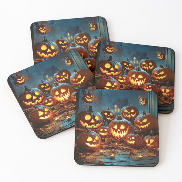 Item preview, Spooky Pumpkin Patch: A Halloween Night Scene designed and sold by Ice Diamond Designs.