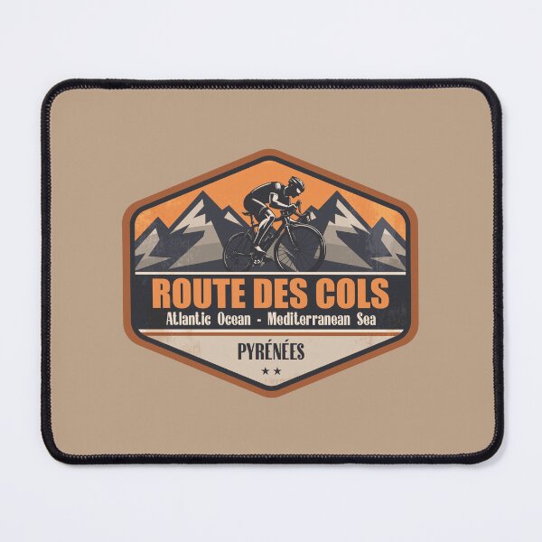 Item preview, Route des Cols Pyrenees Cycling Mountain Design designed and sold by CynthiaGraphics.