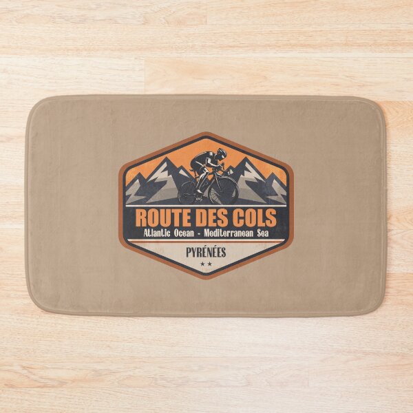 Item preview, Route des Cols Pyrenees Cycling Mountain Design designed and sold by CynthiaGraphics.