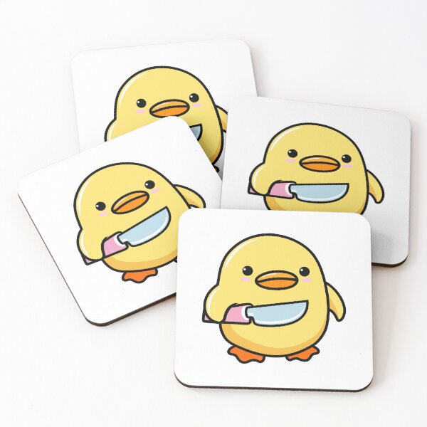 Item preview, Cute Duck With Knife Meme designed and sold by PulpTrends.