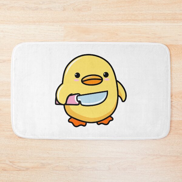 Item preview, Cute Duck With Knife Meme designed and sold by PulpTrends.