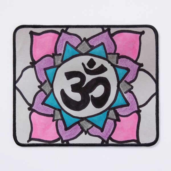 Item preview, Mandala painting with OM symbol designed and sold by NaturaFotos.
