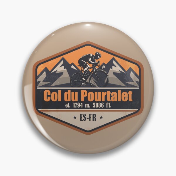 Item preview, Col du Pourtalet Pyrenees Cycling Mountain Design designed and sold by CynthiaGraphics.