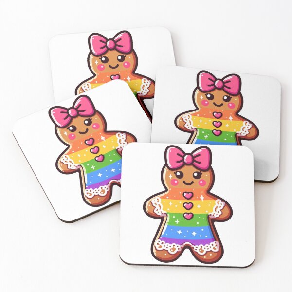 Item preview, LGBTQ Gingerbread Girl designed and sold by Spike The Punch Design Co..