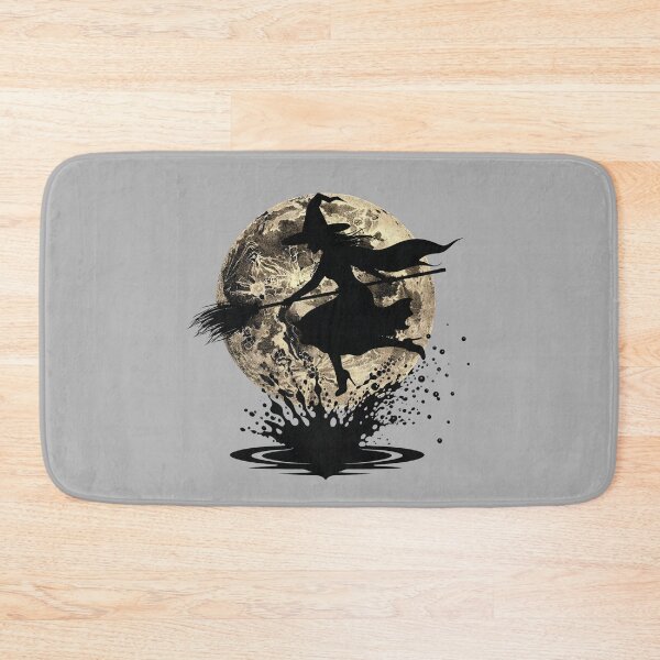 Item preview,  Witch on a broom. Moon. designed and sold by MagelliShop.