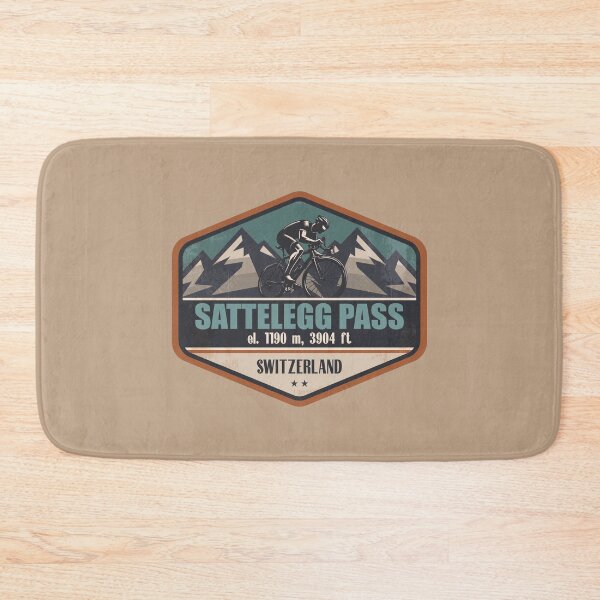 Artikelvorschau, Satteleggpass Schweiz Radfahren Berg Design entworfen und verkauft von CynthiaGraphics.