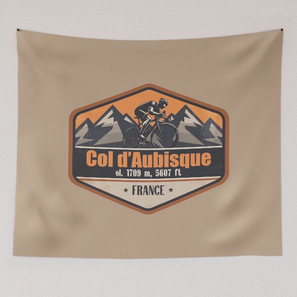 Artikelvorschau, Col d'Aubisque Frankreich Radfahren Berg Design entworfen und verkauft von CynthiaGraphics.