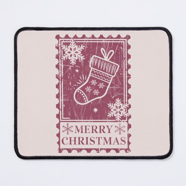 Item preview, Christmas stocking, Christmas stocking, stamp with a Christmas star, Merry Christmas, Christmas tree, reindeer, stamp with Santa Claus, Santa Claus designed and sold by PRYMULLART.