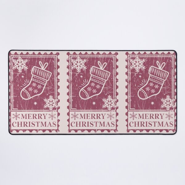 Item preview, Christmas stocking, Christmas stocking, stamp with a Christmas star, Merry Christmas, Christmas tree, reindeer, stamp with Santa Claus, Santa Claus designed and sold by PRYMULLART.