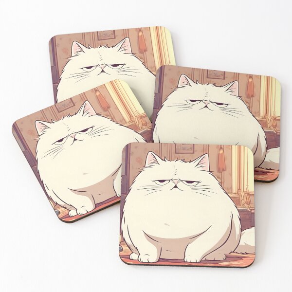 Item preview, Grumpy, Bored, Sleepy Cat designed and sold by Emyku.