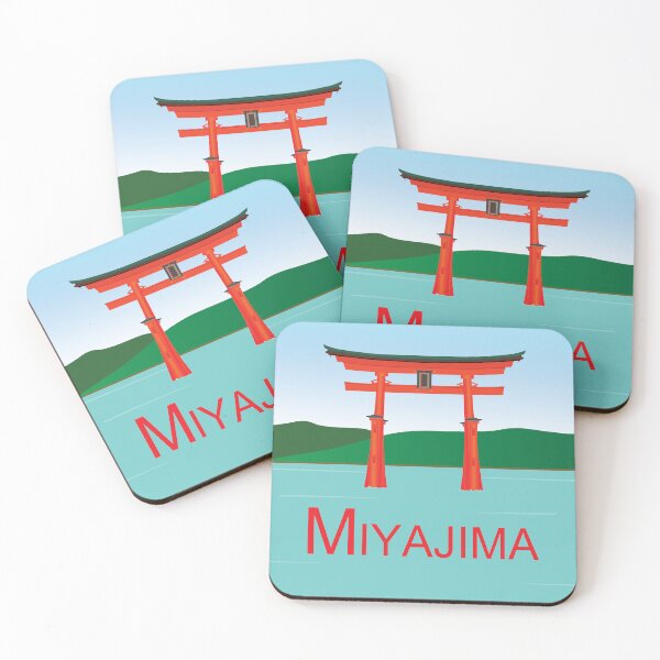 Item preview, miyajima Itsukushima, torii in sea designed and sold by skalihm.