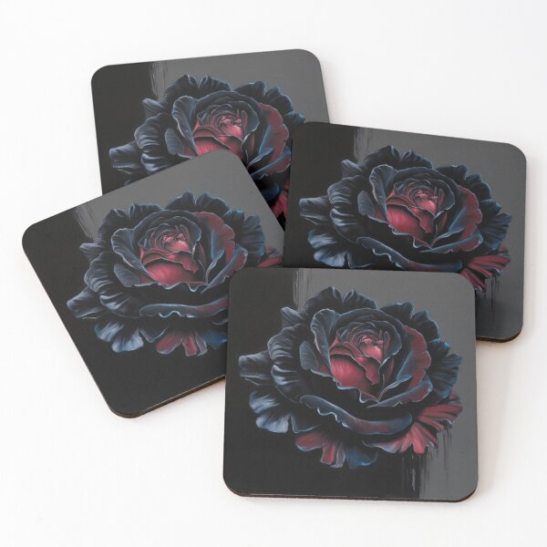 Item preview, black and red rose designed and sold by Courtney Croxall.