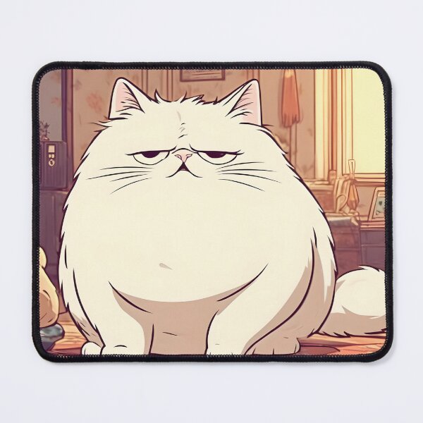Item preview, Grumpy, Bored, Sleepy Cat designed and sold by Emyku.