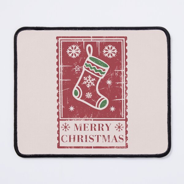 Item preview, Christmas stocking, Christmas stocking, stamp with a Christmas star, Merry Christmas, Christmas tree, reindeer, stamp with Santa Claus, Santa Claus designed and sold by PRYMULLART.