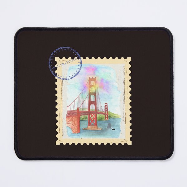 Item preview, San Francisco stamp: Golden Gate bridge designed and sold by myblueparakeet.