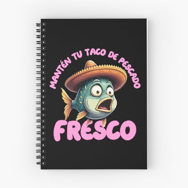 Item preview, Divertido Pez con Sombrero - Manten tu Taco de Pescado Fresco designed and sold by NerdyWerks.