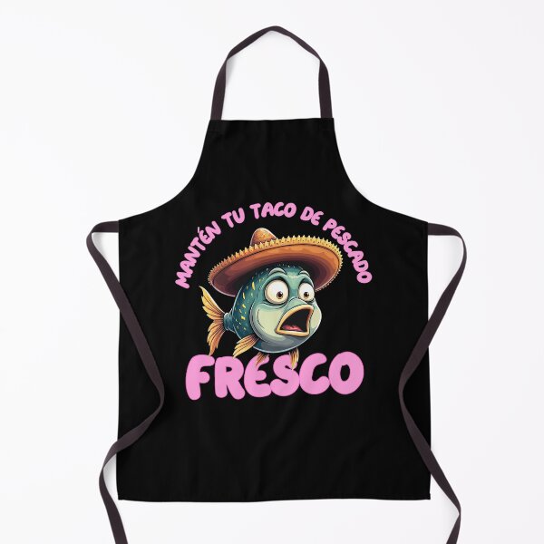 Item preview, Divertido Pez con Sombrero - Manten tu Taco de Pescado Fresco designed and sold by NerdyWerks.