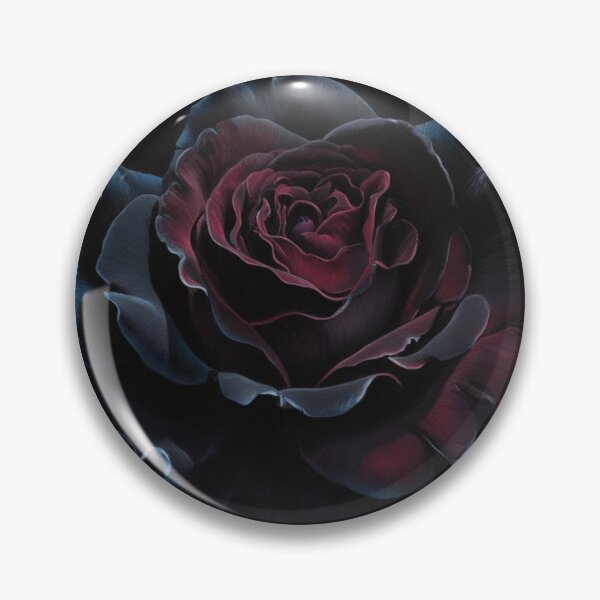Item preview, Black velvet rose designed and sold by Courtney Croxall.