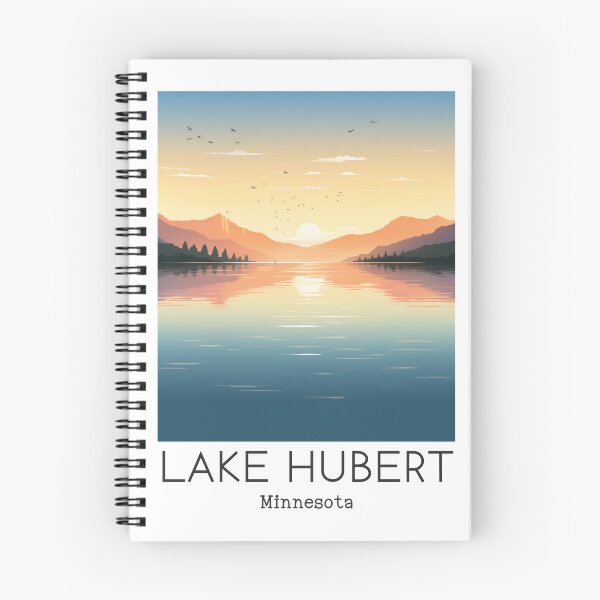 Item preview, A Vintage Travel Illustration of Lake Hubert - Minnesota - US designed and sold by GoodOldVintage.