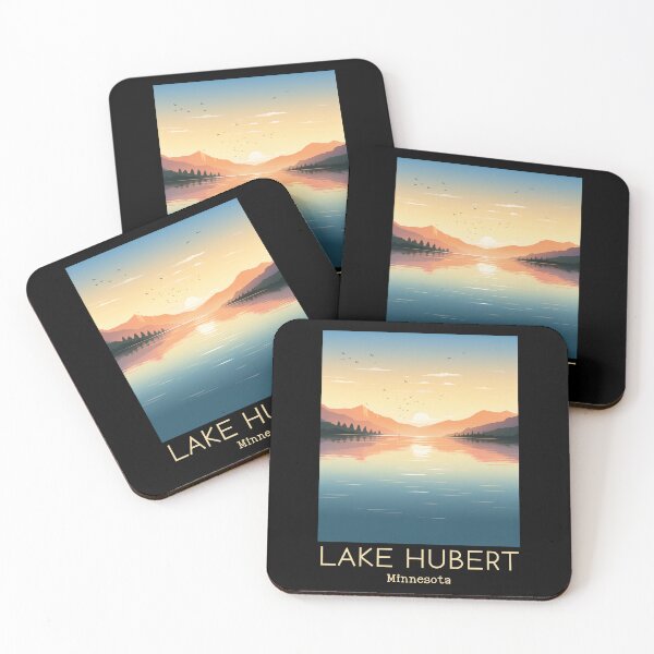 Item preview, A Vintage Travel Illustration of Lake Hubert - Minnesota - US designed and sold by GoodOldVintage.