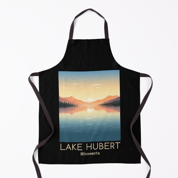 Item preview, A Vintage Travel Illustration of Lake Hubert - Minnesota - US designed and sold by GoodOldVintage.