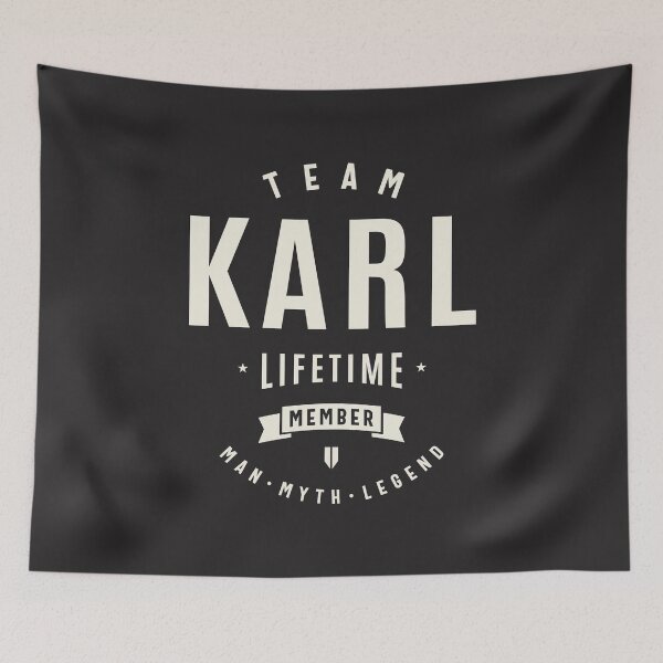 Item preview, Team Karl Lifetime Member Funny Name Karl designed and sold by cidolopez.