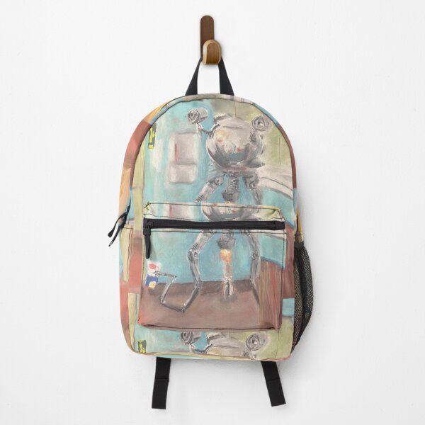 Item preview, Codsworth in an oil pastel kitchen Fallout 4 designed and sold by Unlockeverydoor.