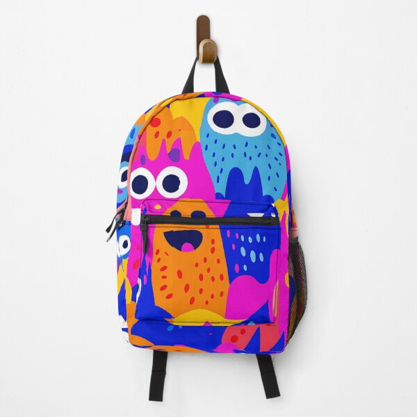 Item preview, A vibrant cartoon pattern featuring friendly monster designed and sold by shafranietz.