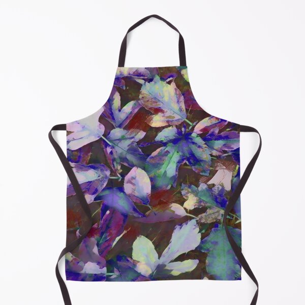 Item preview, VIOLET, BLUE, BURGUNDY, MAROON AND BROWN FALL COLOURED LEAVES designed and sold by Most1234.