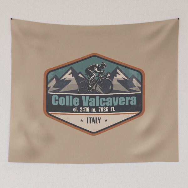 Item preview, Colle Valcavera Italy Cycling Mountain Design designed and sold by CynthiaGraphics.