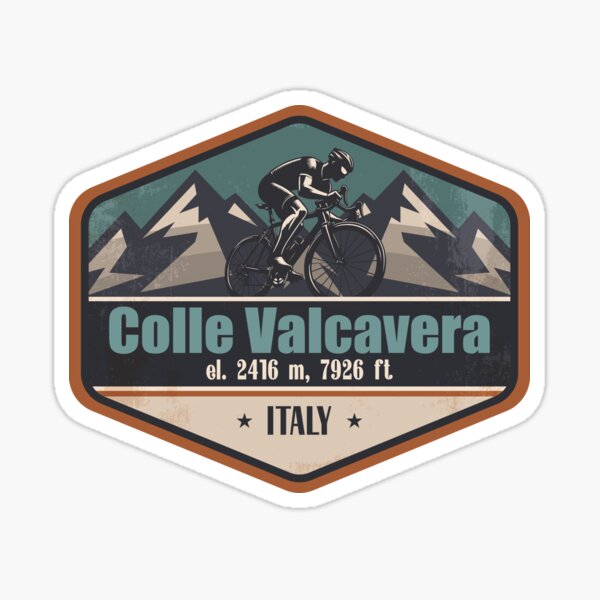 Item preview, Colle Valcavera Italy Cycling Mountain Design designed and sold by CynthiaGraphics.