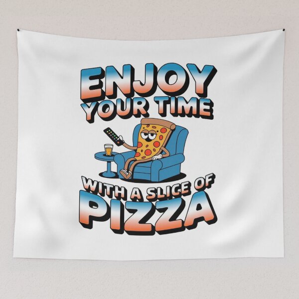 Item preview, Enjoy your time - Pizza fan designed and sold by JansenGS.