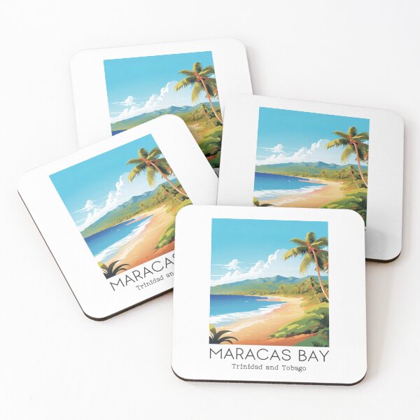Item preview, A Vintage Travel Illustration of Maracas Bay - Trinidad and Tobago  designed and sold by GoodOldVintage.