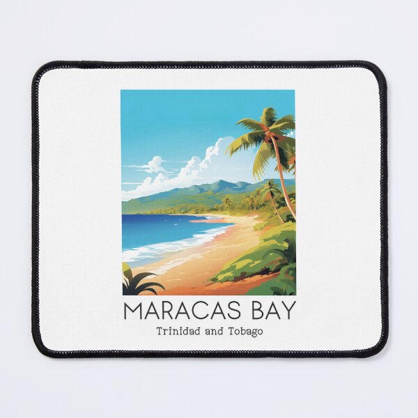 Item preview, A Vintage Travel Illustration of Maracas Bay - Trinidad and Tobago designed and sold by GoodOldVintage.