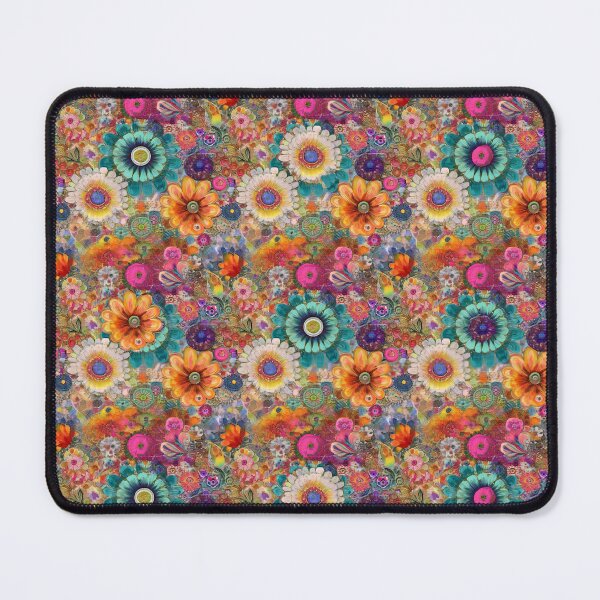 Item preview, Retro Hippie: Bright Flowers designed and sold by J Marielle Designs.